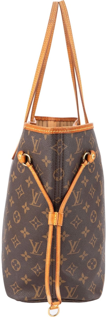 Louis Vuitton Monogram Canvas Neverfull MM Shoulder Bag Bruin
