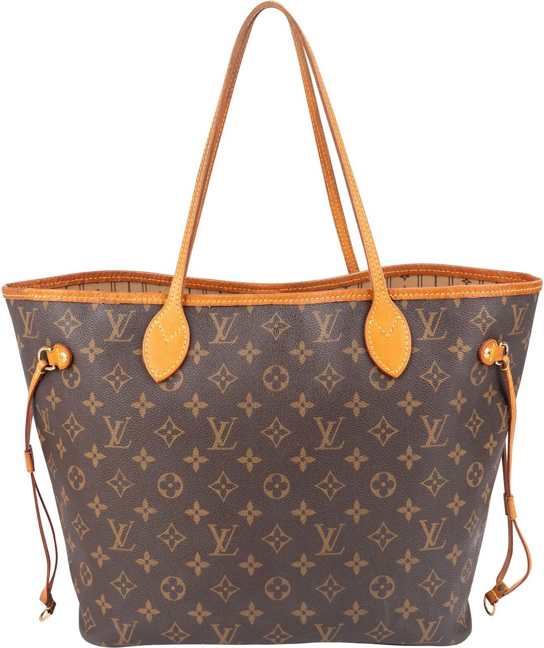 Louis Vuitton Monogram Canvas Neverfull MM Shoulder Bag Bruin