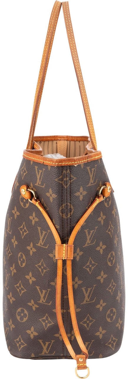 Louis Vuitton Monogram Canvas Neverfull MM Shoulder Bag Bruin