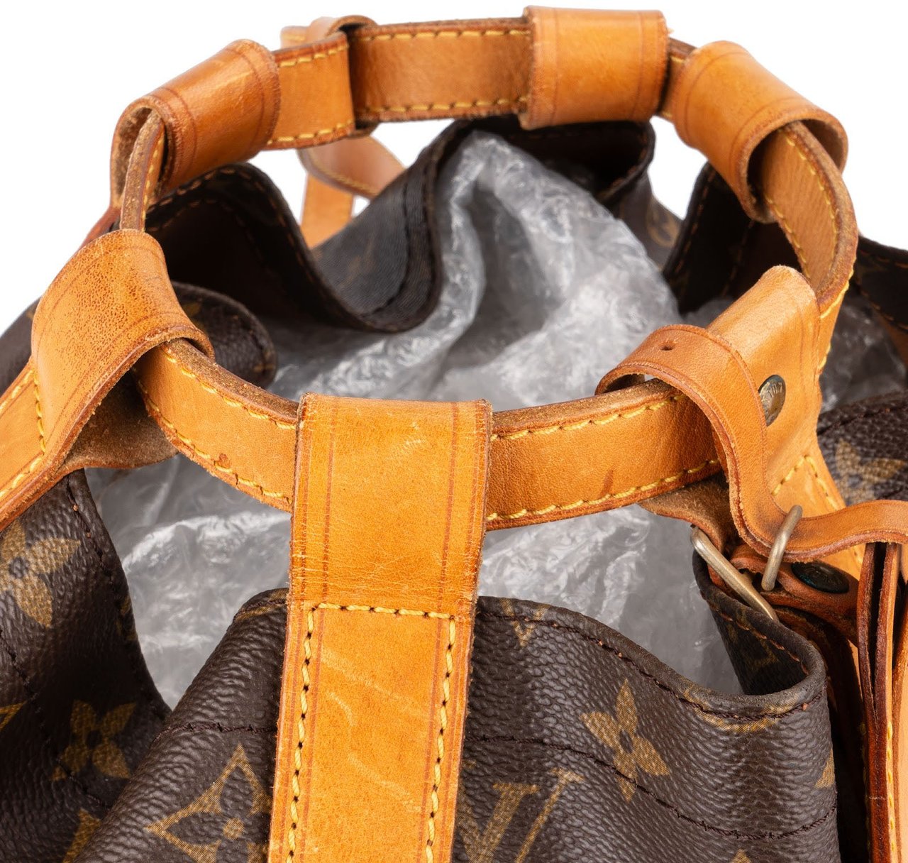 Louis Vuitton Monogram Canvas Randonnee GM Backpack Shoulder Bag Bruin