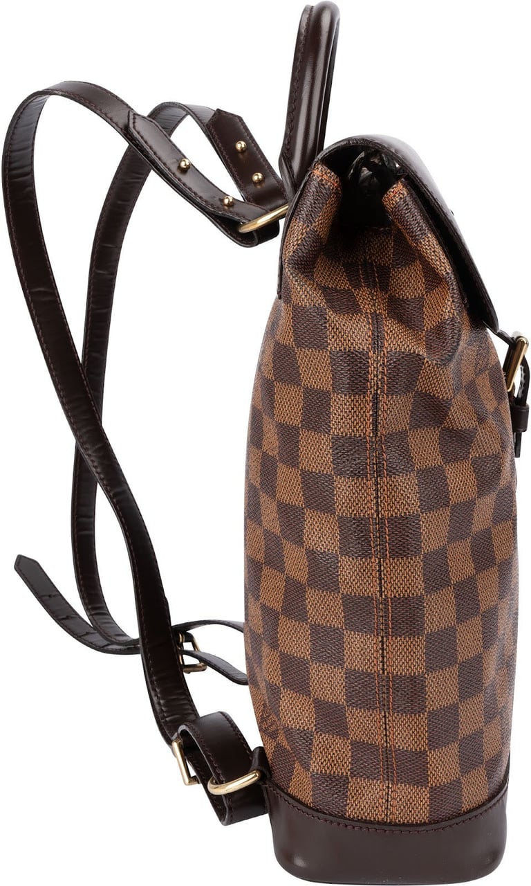 Louis Vuitton Monogram Damier Ebene Canvas Soho Centenaire Backpack Bruin