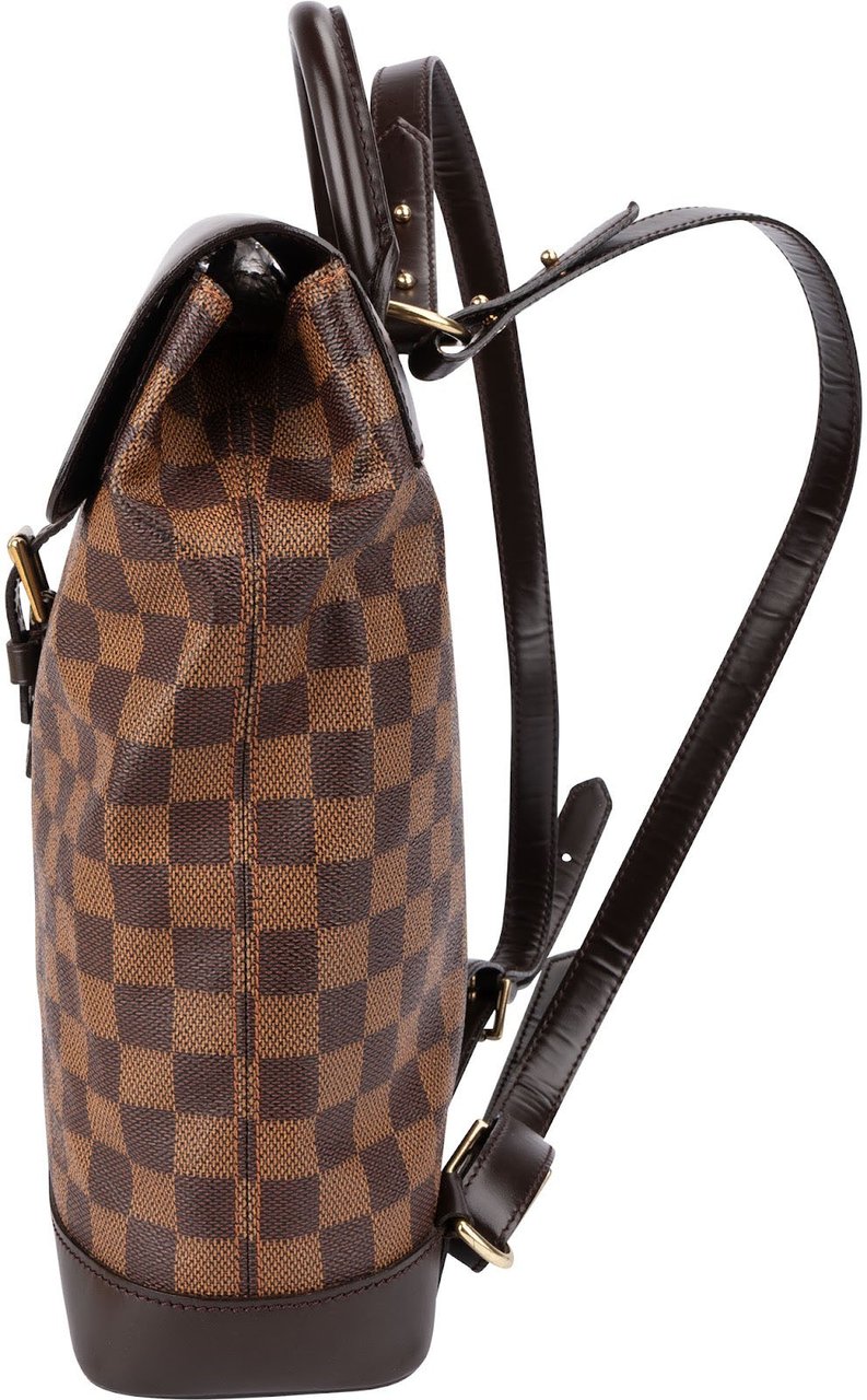 Louis Vuitton Monogram Damier Ebene Canvas Soho Centenaire Backpack Bruin