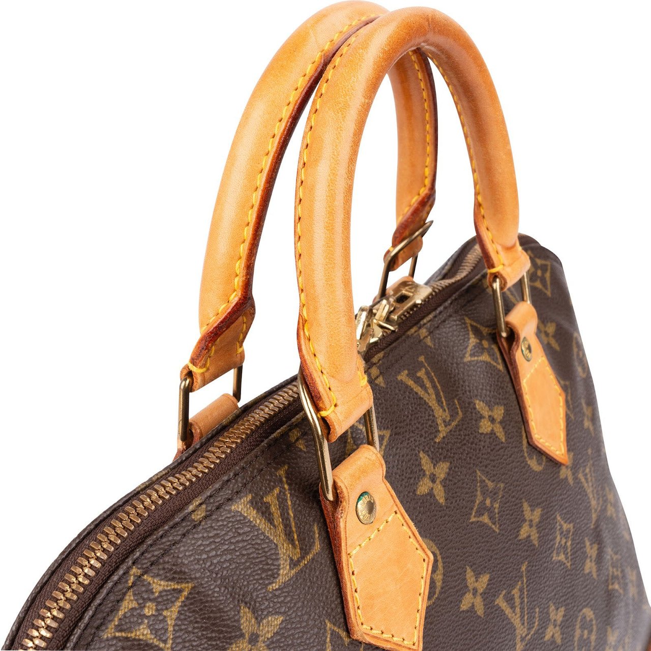 Louis Vuitton Monogram Canvas Alma PM Handbag Bruin