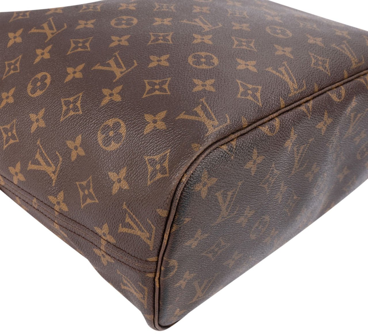 Louis Vuitton Monogram Canvas Neverfull MM Shoulder Bag Bruin