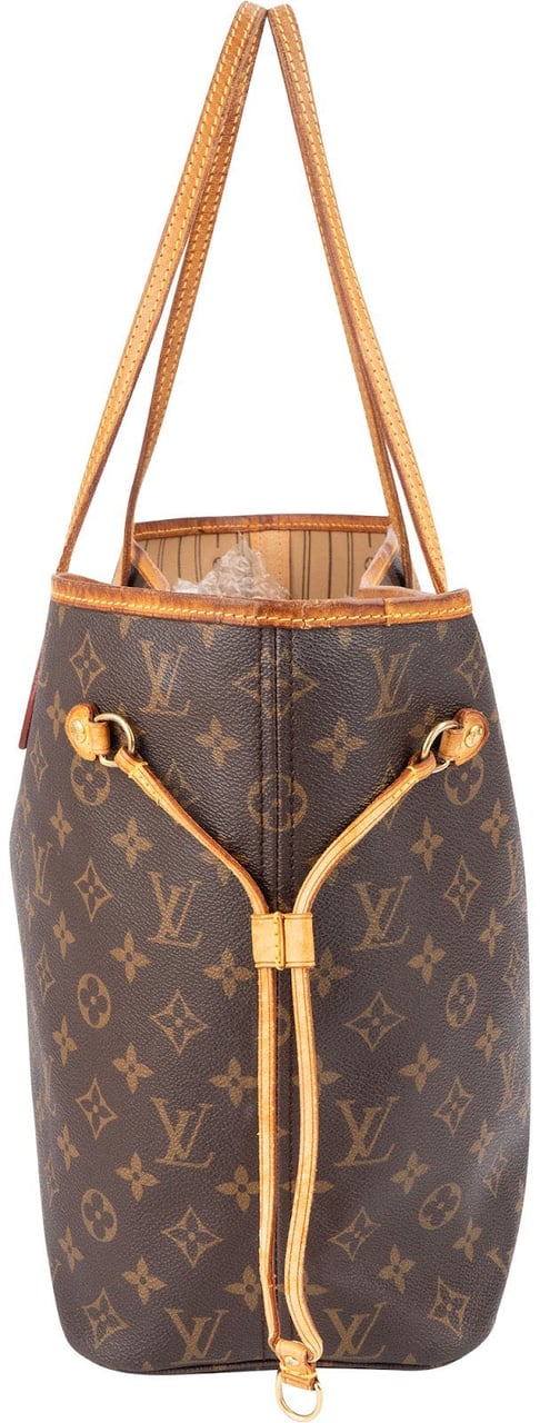 Louis Vuitton Monogram Canvas Neverfull MM Shoulder Bag Bruin