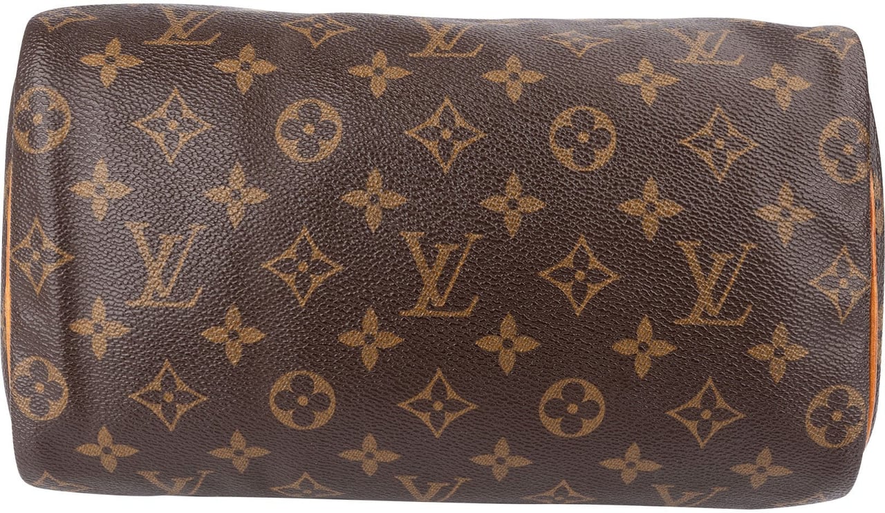 Louis Vuitton Monogram Canvas Speedy 25 Handbag Bruin
