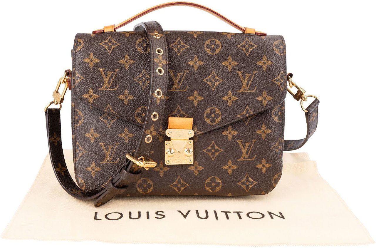 Louis Vuitton Monogram Canvas Métis Crossbody Handbag Bruin