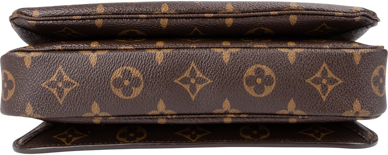 Louis Vuitton Monogram Canvas Métis Crossbody Handbag Bruin