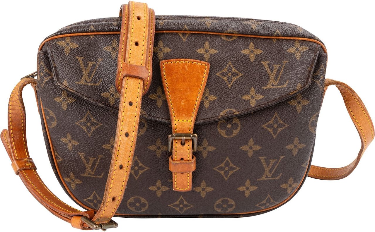 Louis Vuitton Monogram Canvas Jeune Fille MM Crossbody Bag Bruin
