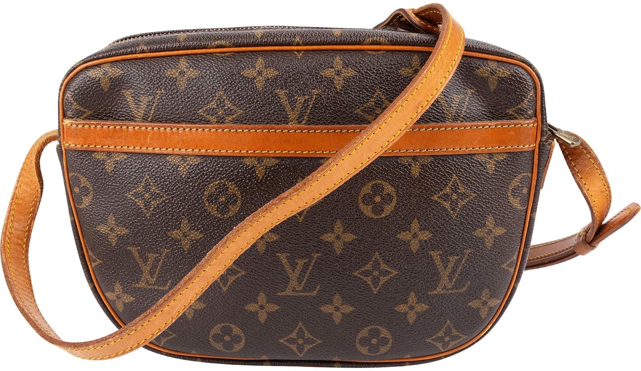 Louis Vuitton Monogram Canvas Jeune Fille MM Crossbody Bag Bruin