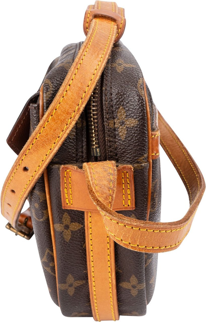 Louis Vuitton Monogram Canvas Jeune Fille MM Crossbody Bag Bruin