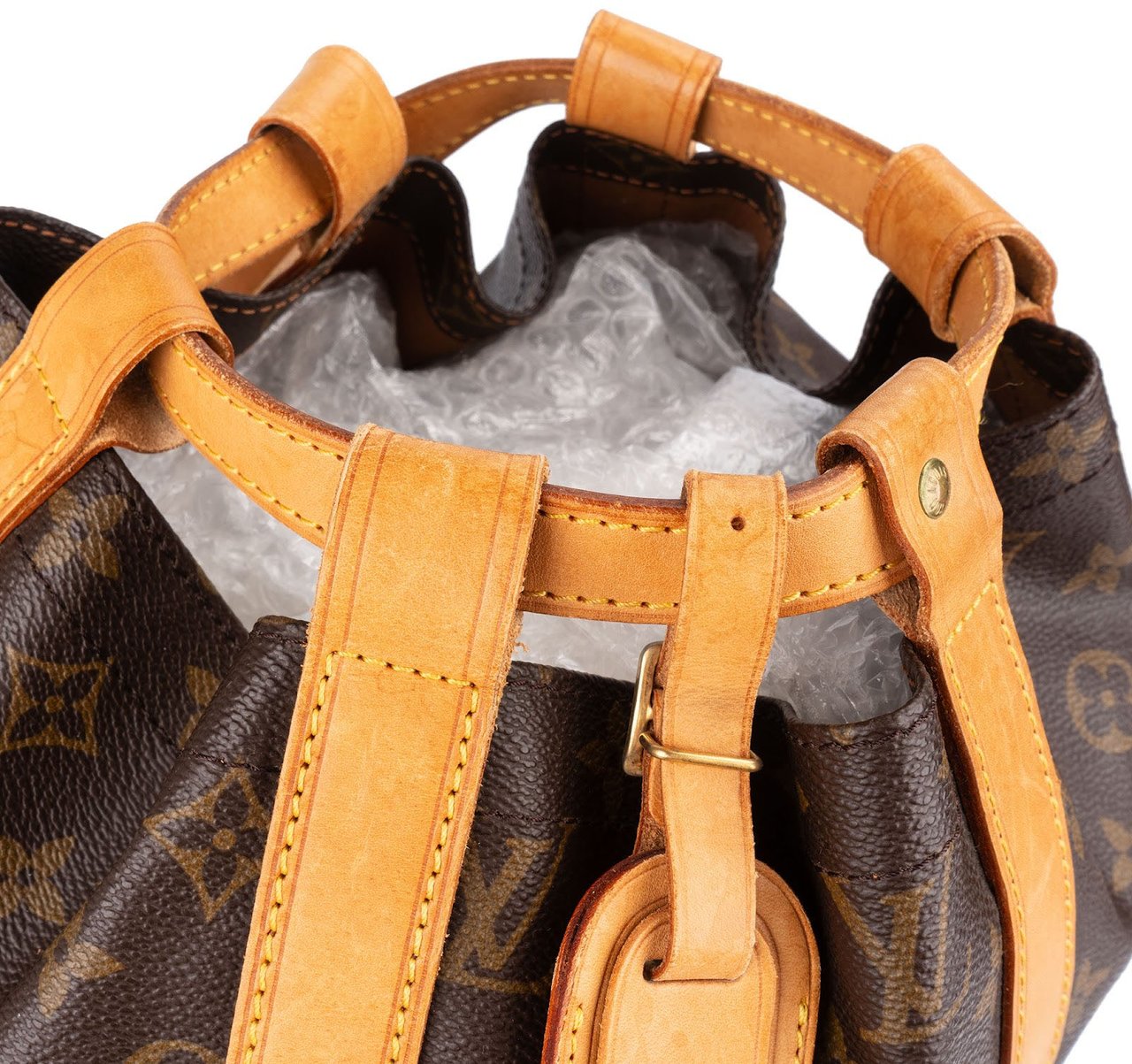 Louis Vuitton Monogram Canvas Randonnee GM Backpack Shoulder Bag Bruin