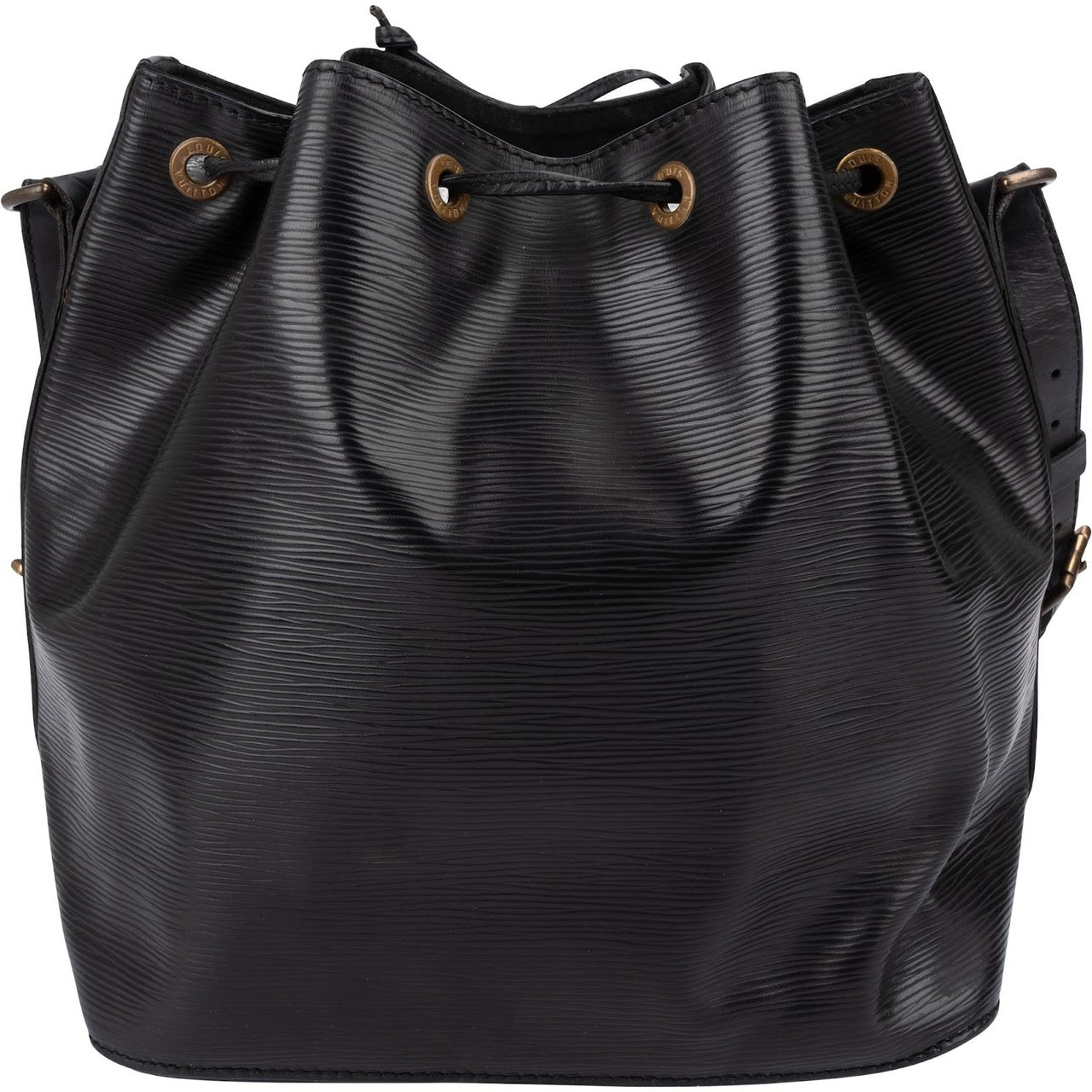 Louis Vuitton Noir Epi Leather Sac Noé Petit Shoulder Bag Zwart