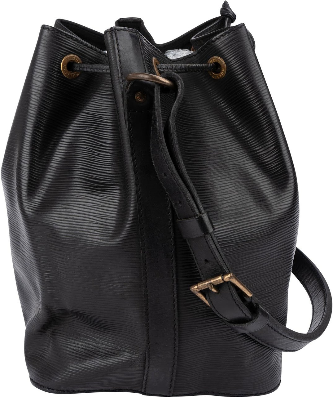 Louis Vuitton Noir Epi Leather Sac Noé Petit Shoulder Bag Zwart