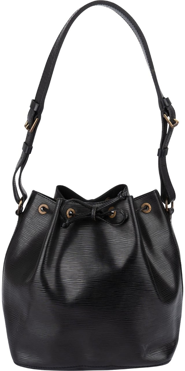 Louis Vuitton Noir Epi Leather Sac Noé Petit Shoulder Bag Zwart