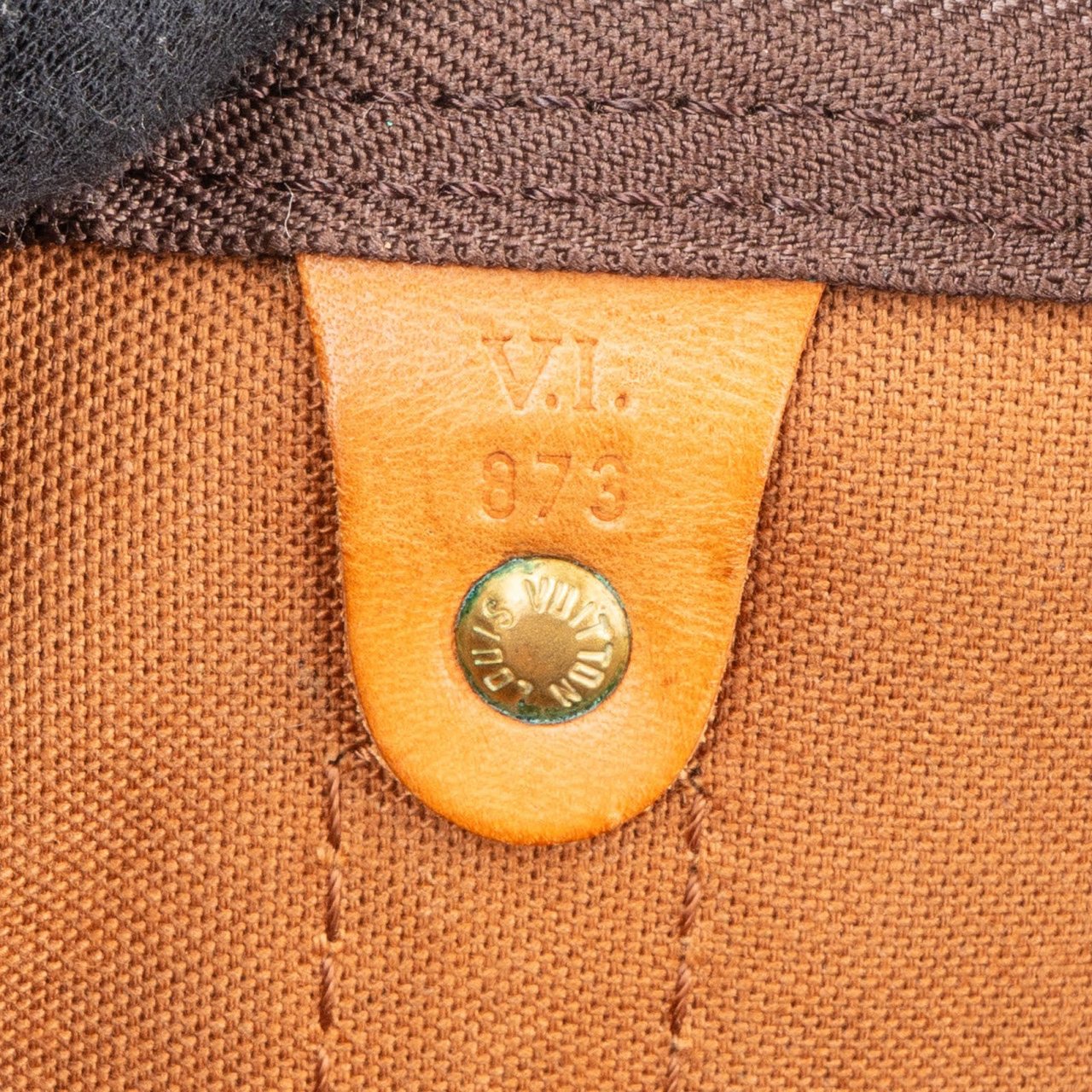 Louis Vuitton Monogram Canvas Keepall 50 Travel Bag Bruin