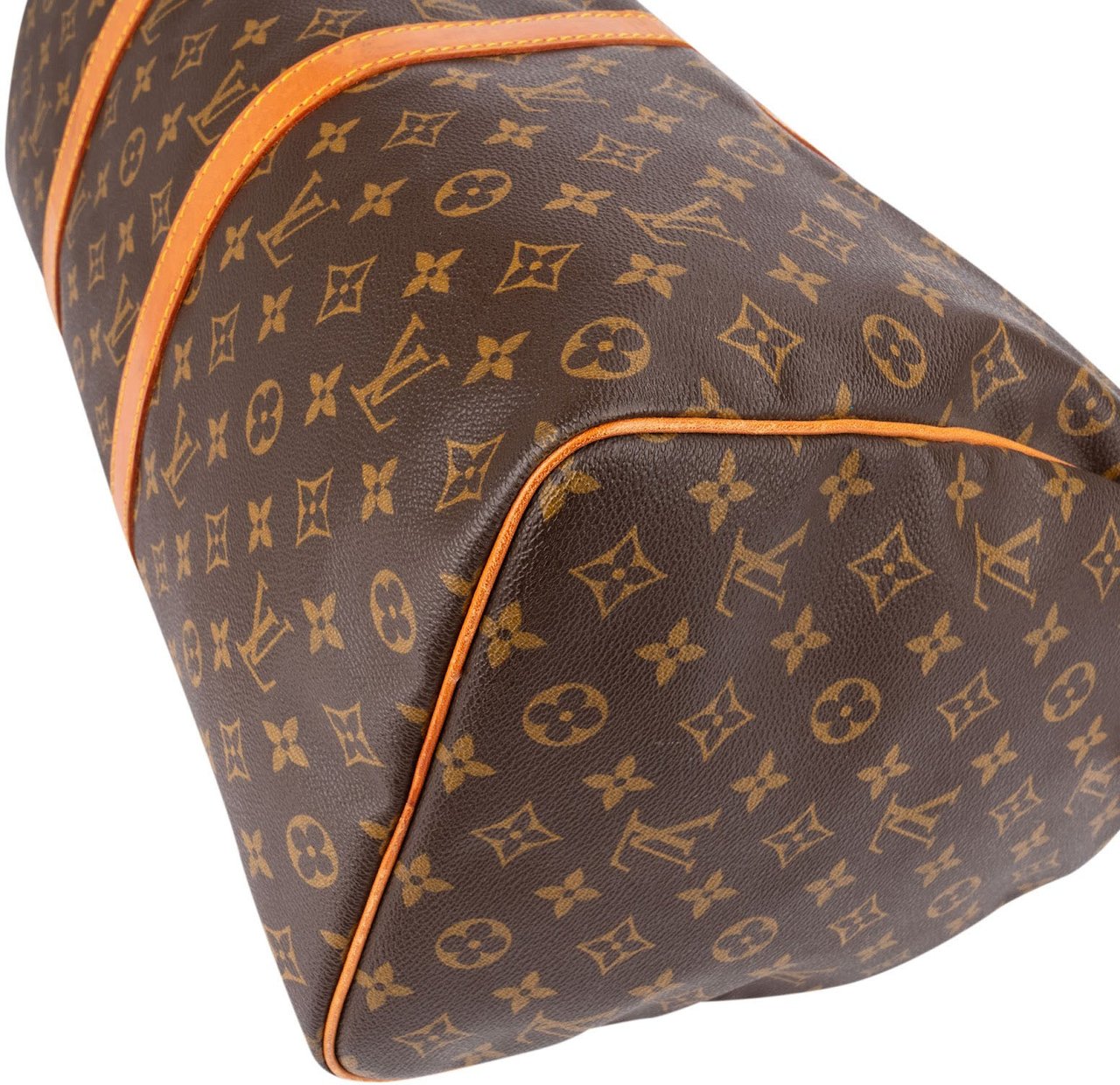 Louis Vuitton Monogram Canvas Keepall 50 Travel Bag Bruin