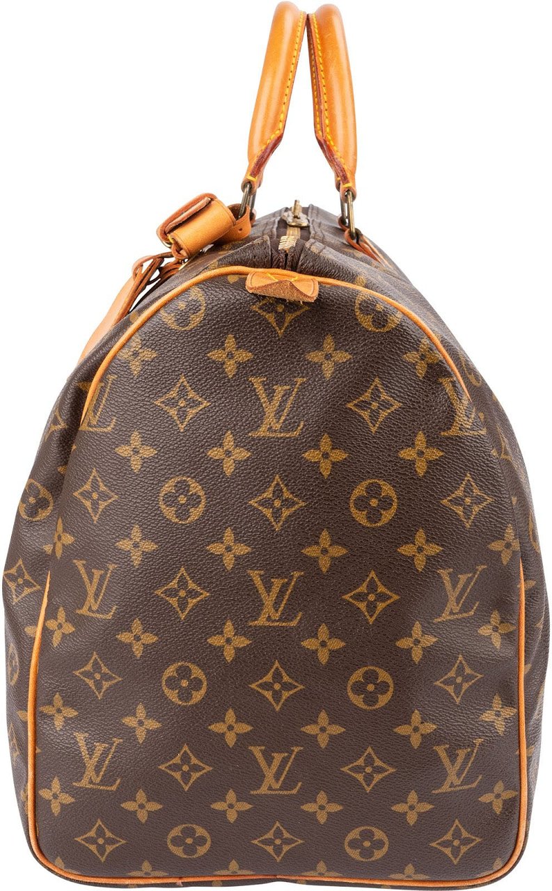 Louis Vuitton Monogram Canvas Keepall 50 Travel Bag Bruin