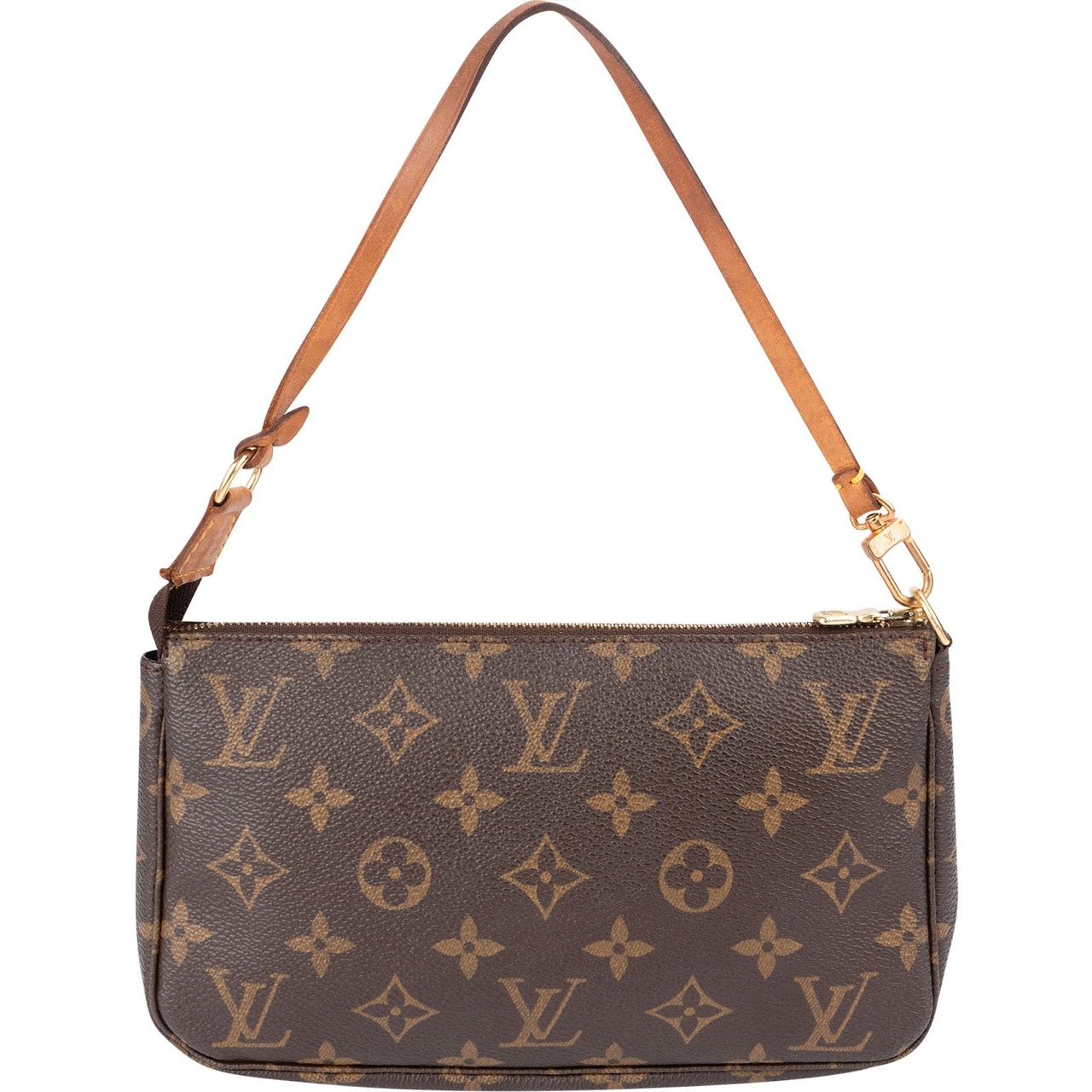 Louis Vuitton Monogram Canvas Pochette Accessoires Handbag Bruin