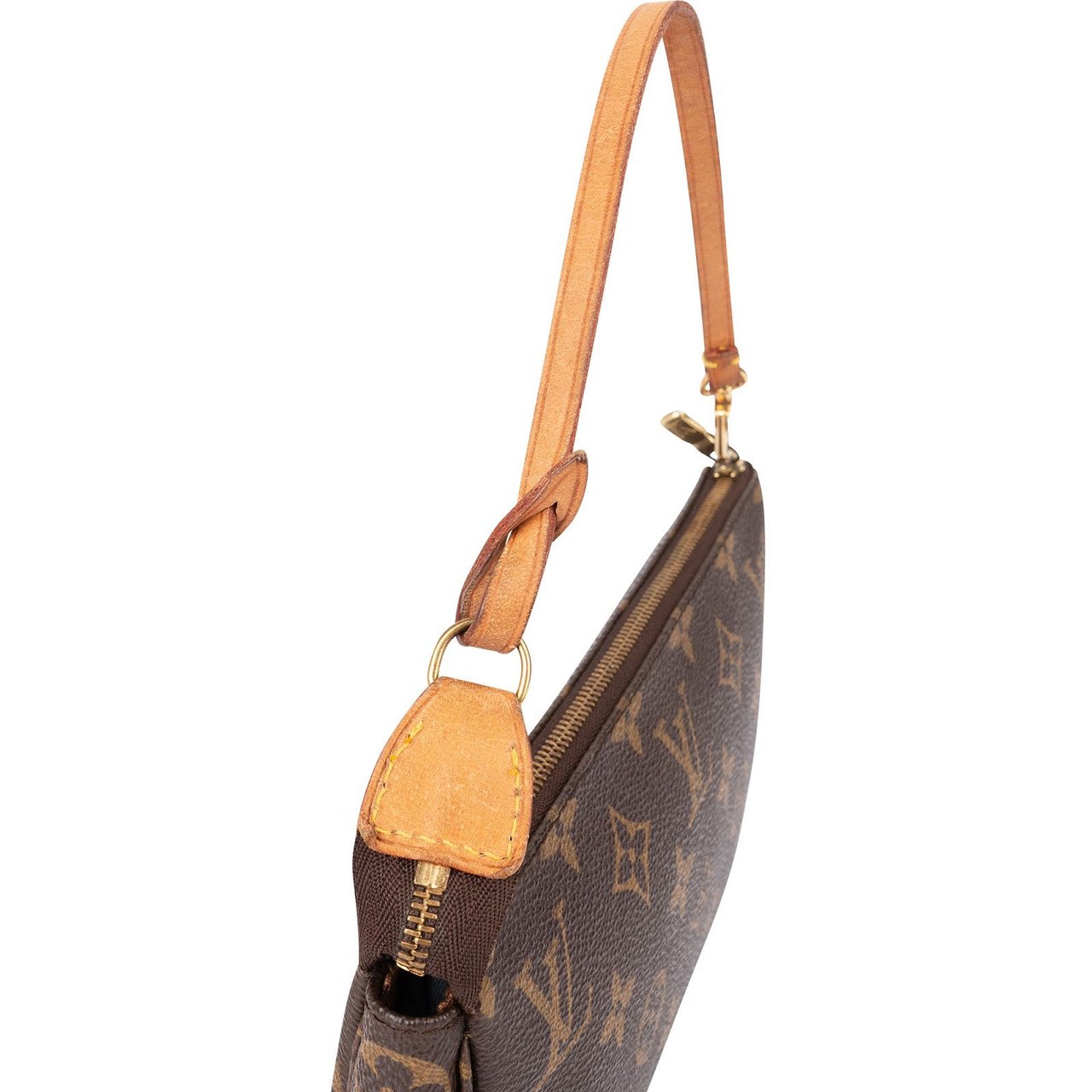 Louis Vuitton Monogram Canvas Pochette Accessoires Handbag Bruin