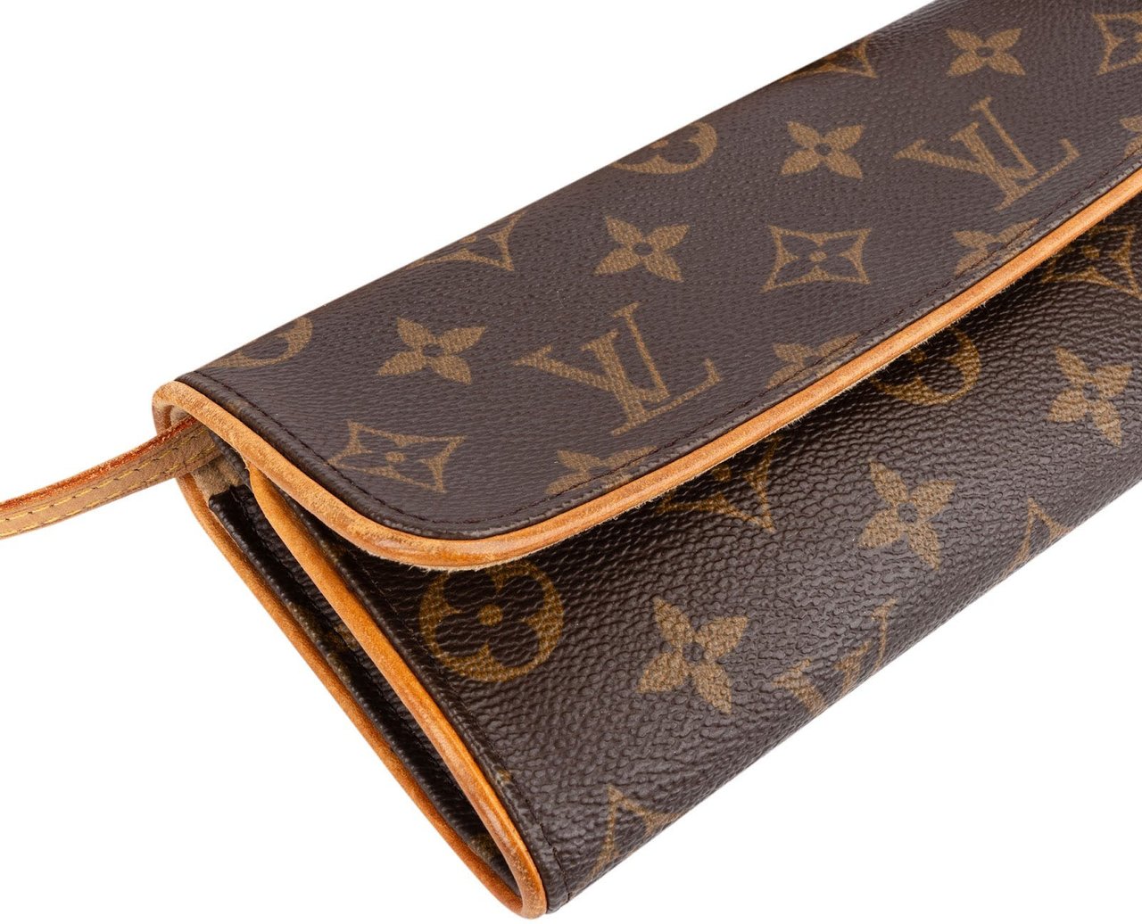 Louis Vuitton Monogram Canvas Twin Pochette Accessoires Crossbody Bag Bruin
