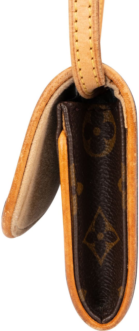 Louis Vuitton Monogram Canvas Twin Pochette Accessoires Crossbody Bag Bruin