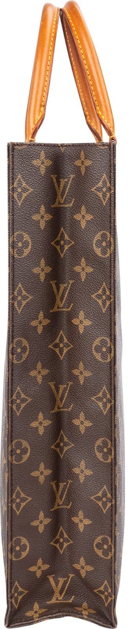 Louis Vuitton Monogram Canvas Sac Plat Handbag Bruin