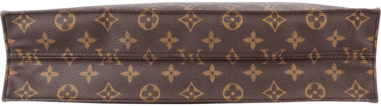 Louis Vuitton Monogram Canvas Sac Plat Handbag Bruin