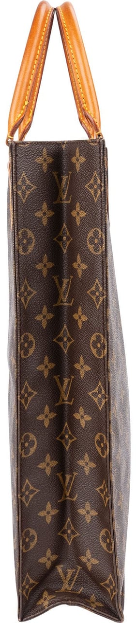 Louis Vuitton Monogram Canvas Sac Plat Handbag Bruin