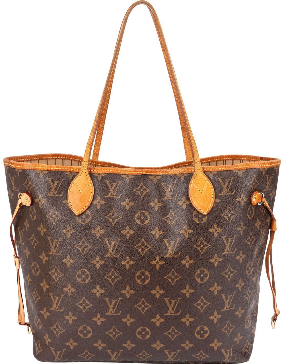 Louis Vuitton Monogram Canvas Neverfull MM Shoulder Bag Bruin