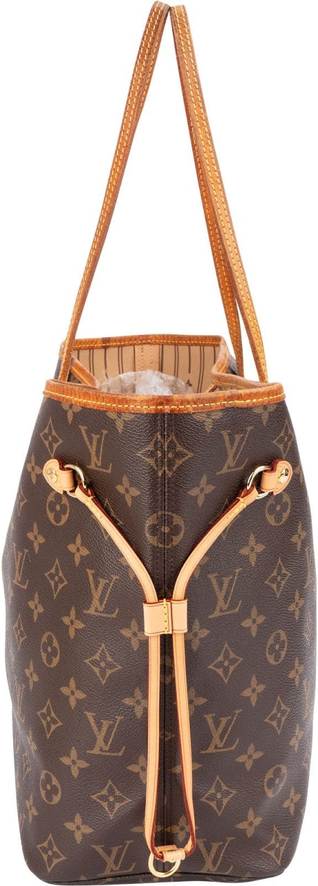 Louis Vuitton Monogram Canvas Neverfull MM Shoulder Bag Bruin