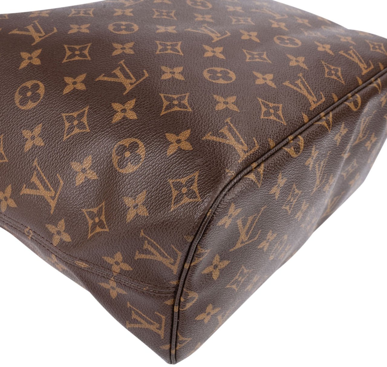 Louis Vuitton Monogram Canvas Neverfull MM Shoulder Bag Bruin