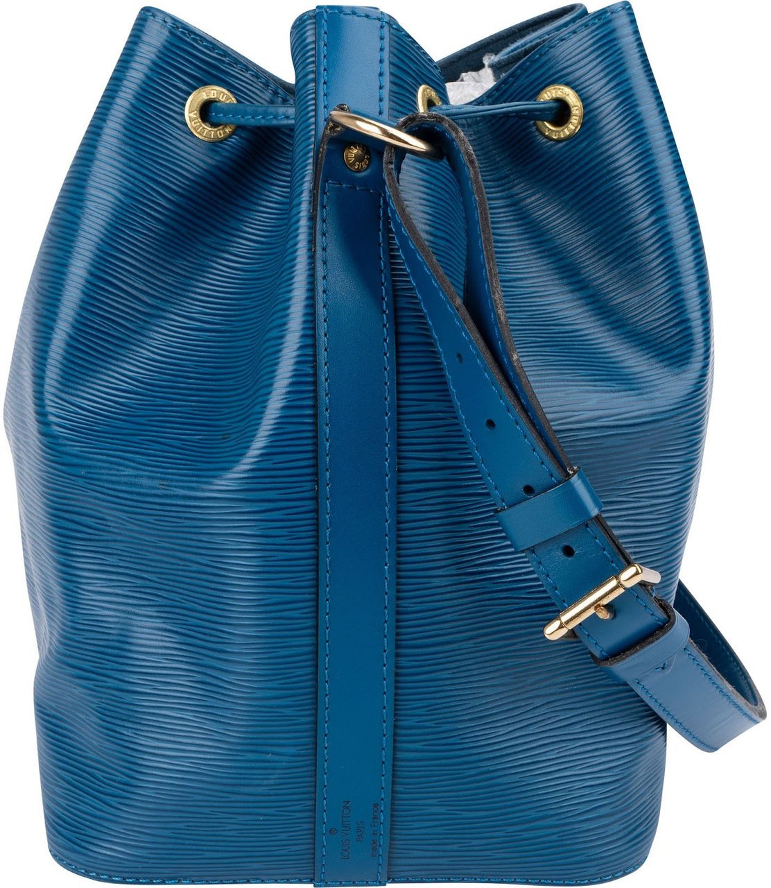 Louis Vuitton Blue Epi Leather Sac Noé Petit Shoulder Bag Blauw