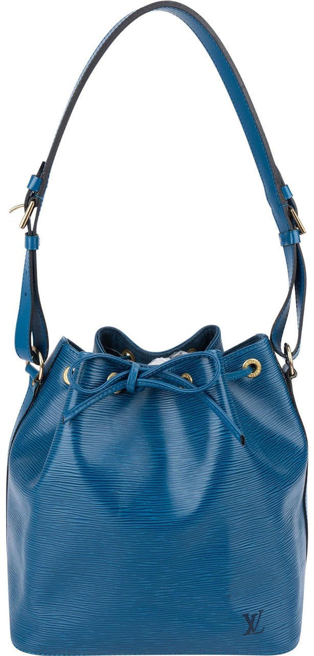 Louis Vuitton Blue Epi Leather Sac Noé Petit Shoulder Bag Blauw