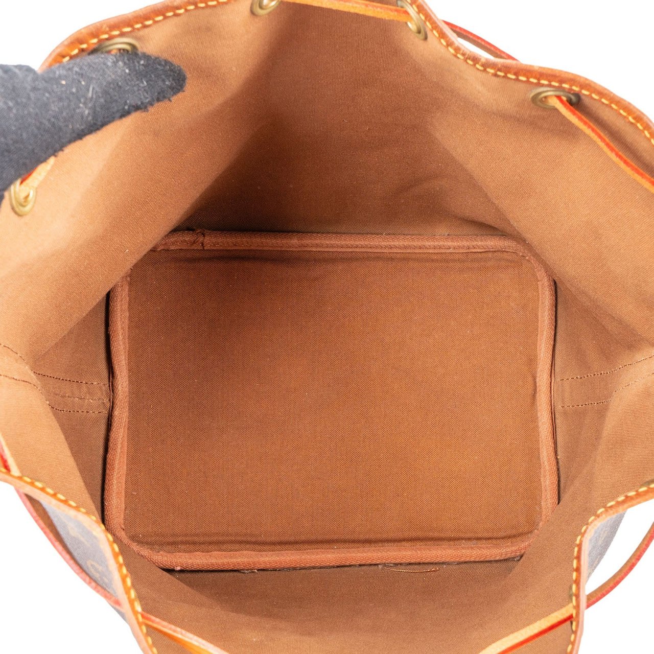 Louis Vuitton Monogram Canvas Sac Noé Petit Shoulder Bag Bruin