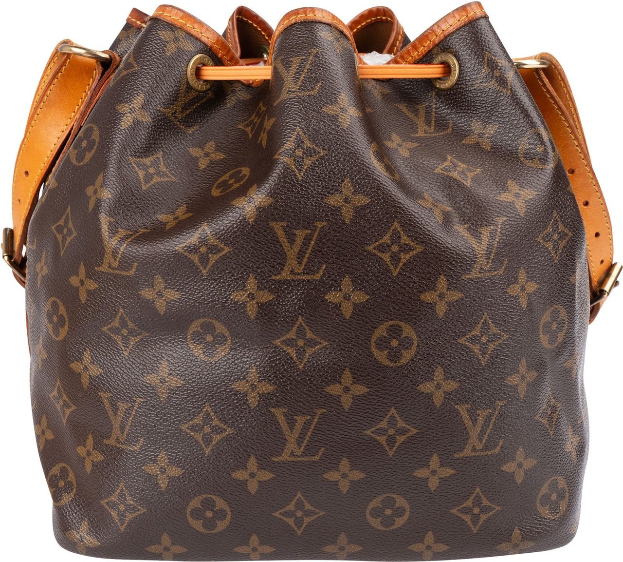 Louis Vuitton Monogram Canvas Sac Noé Petit Shoulder Bag Bruin