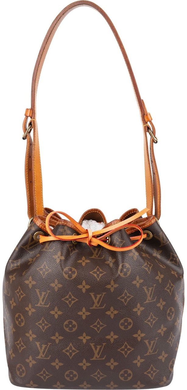 Louis Vuitton Monogram Canvas Sac Noé Petit Shoulder Bag Bruin