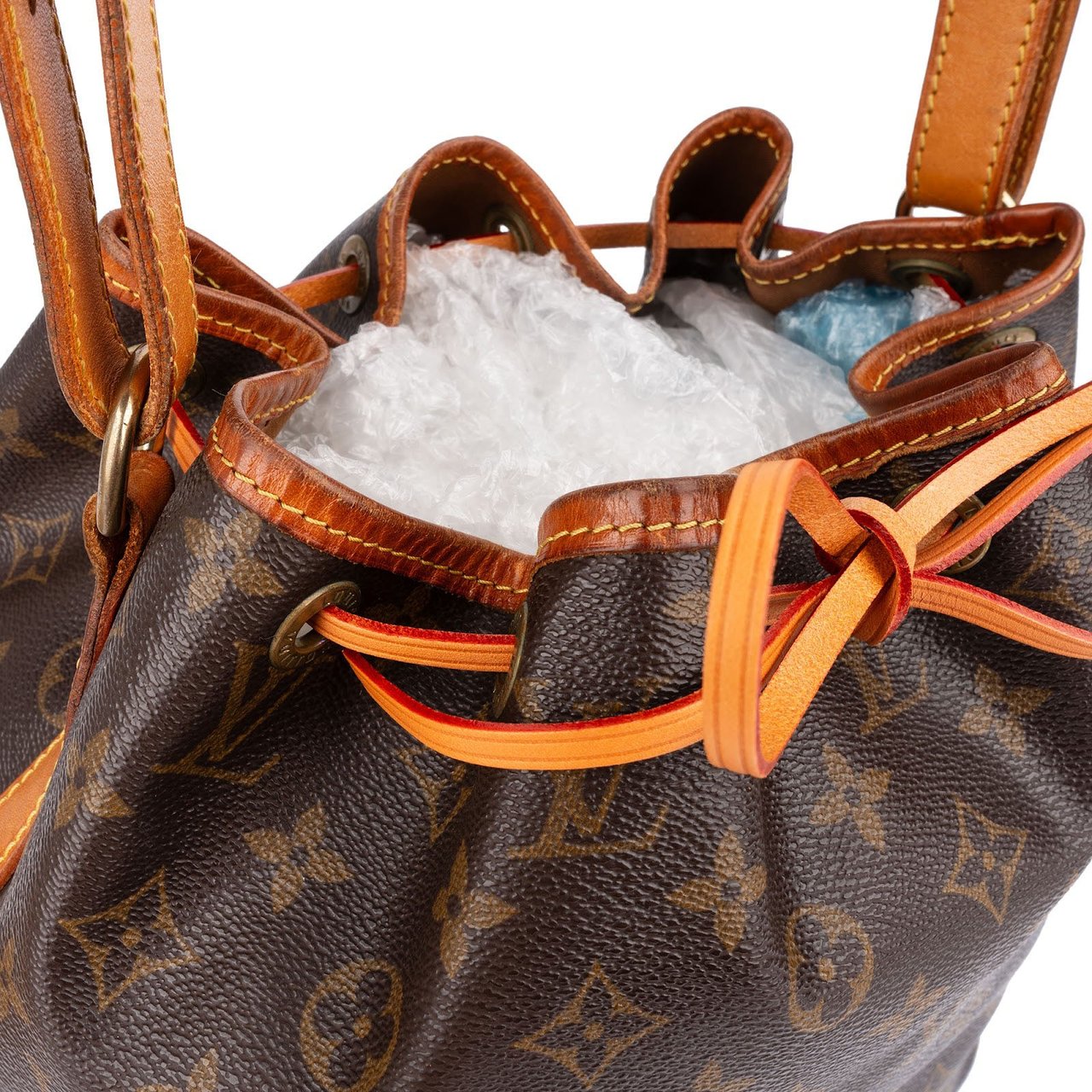 Louis Vuitton Monogram Canvas Sac Noé Petit Shoulder Bag Bruin