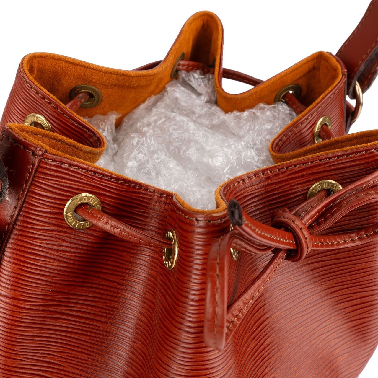 Louis Vuitton Kenyan Fawn Epi Leather Sac Noé Petit Shoulder Bag Bruin