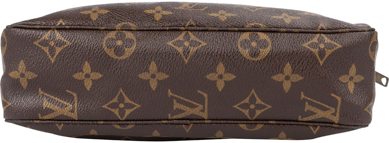 Louis Vuitton Monogram Canvas Trousse Toilette 23 Clutch Bruin