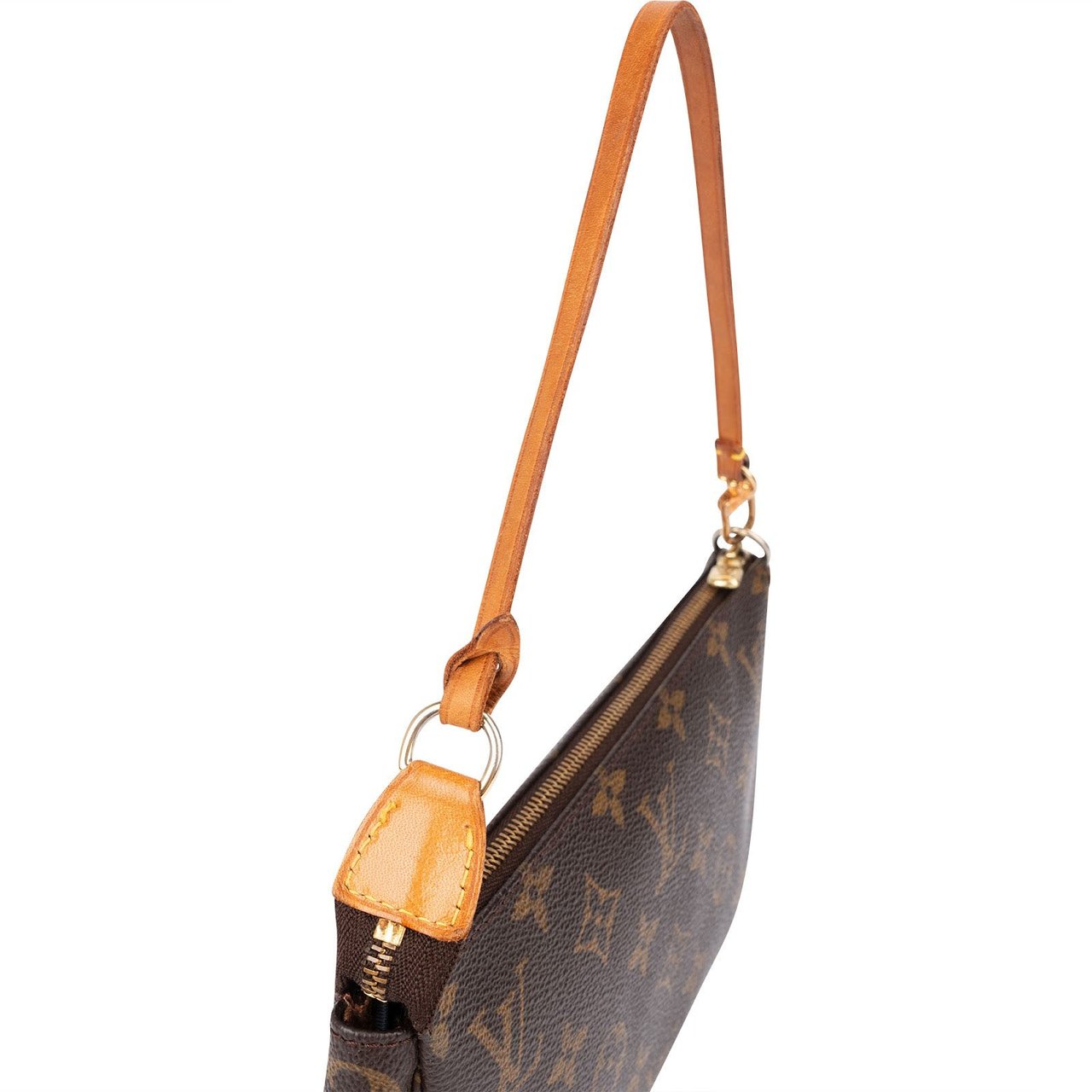 Louis Vuitton Monogram Canvas Pochette Accessoires Handbag Bruin