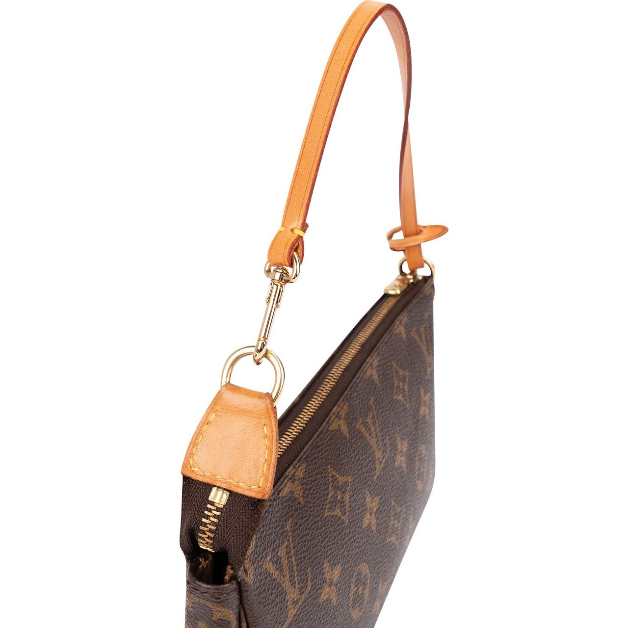 Louis Vuitton Monogram Canvas Pochette Accessoires Handbag Bruin