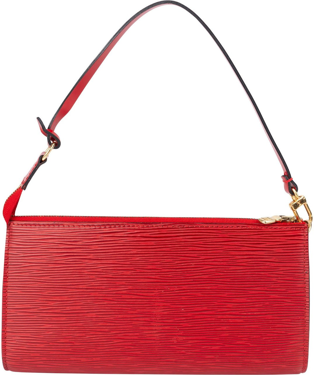Louis Vuitton Red Epi Leather Pochette Accessoires Handbag Rood