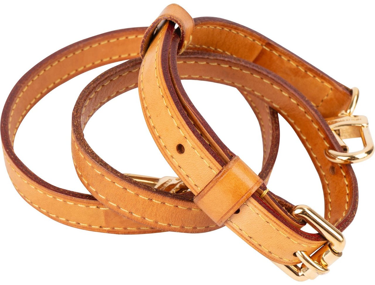 Louis Vuitton Vachetta Leather Adjustable Shoulder Bag Strap Bruin