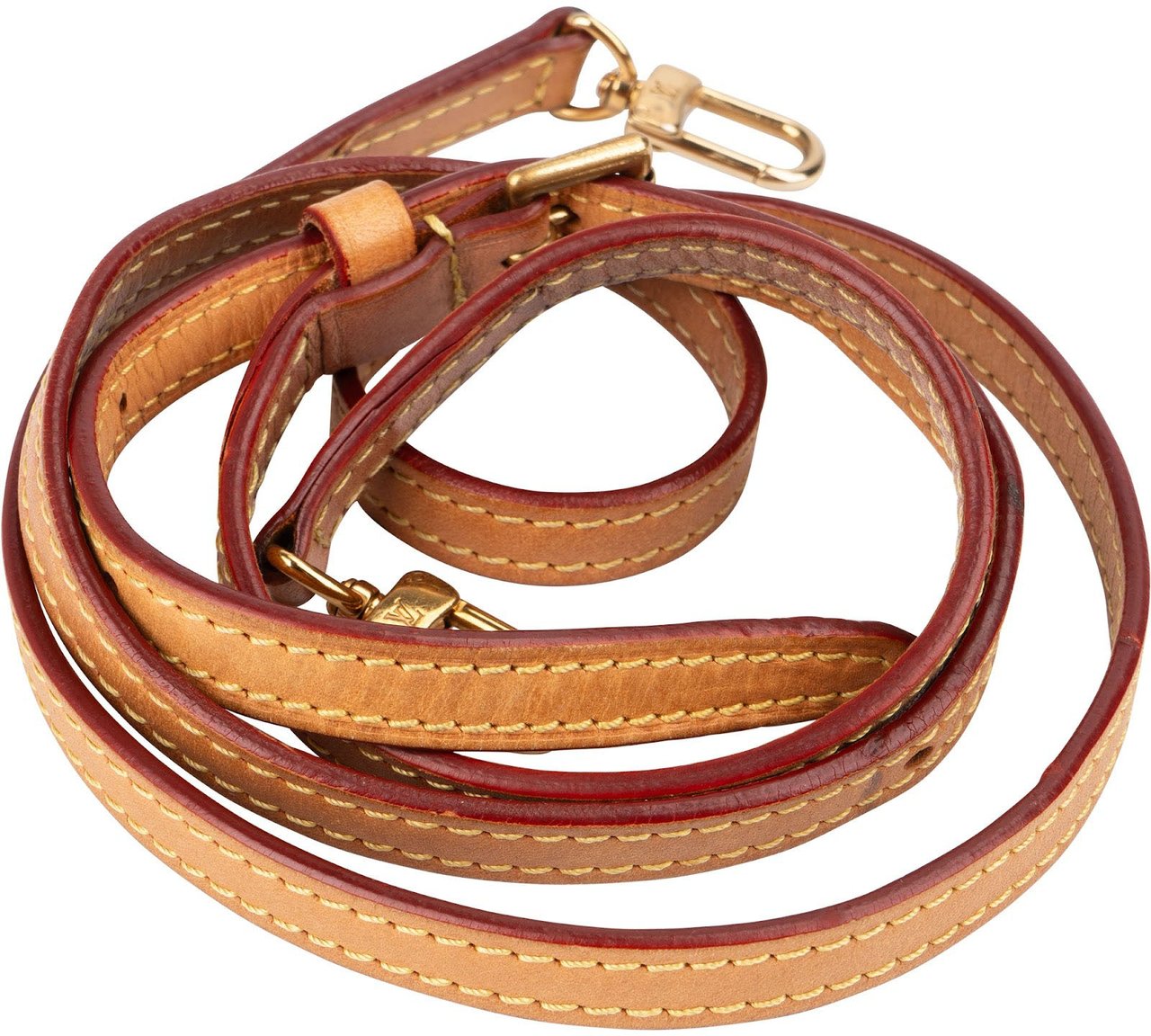 Louis Vuitton Vachetta Leather Adjustable Crossbody Bag Strap Bruin