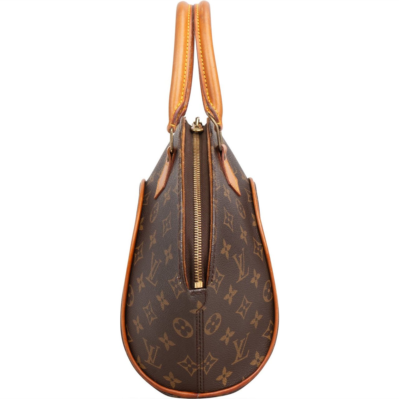 Louis Vuitton Monogram Canvas Ellipse MM Handbag Bruin
