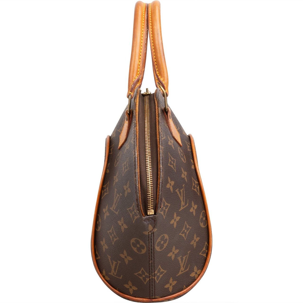 Louis Vuitton Monogram Canvas Ellipse MM Handbag Bruin