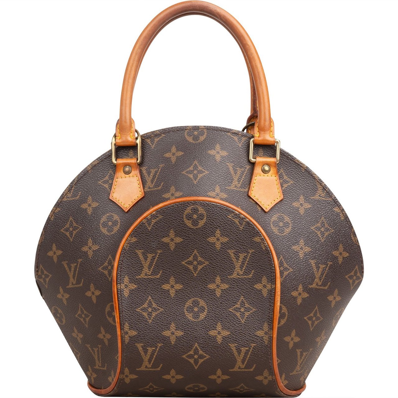 Louis Vuitton Monogram Canvas Ellipse MM Handbag Bruin