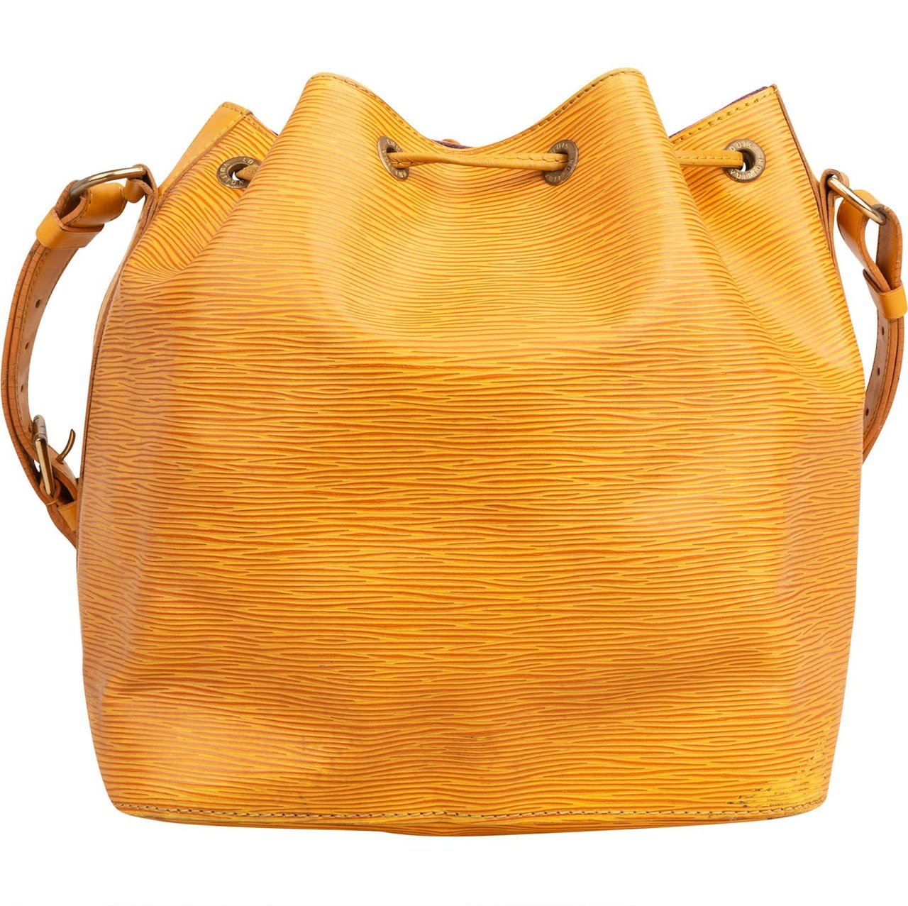 Louis Vuitton Yellow Epi Leather Sac Noé Petit Shoulder Bag Geel