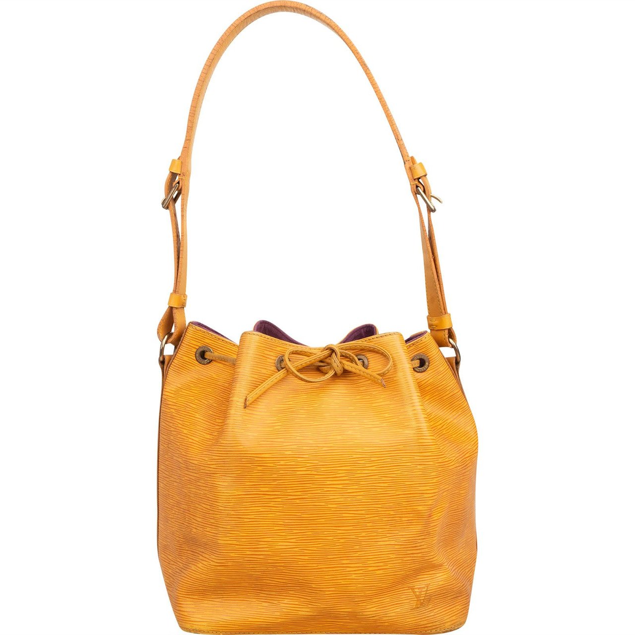 Louis Vuitton Yellow Epi Leather Sac Noé Petit Shoulder Bag Geel